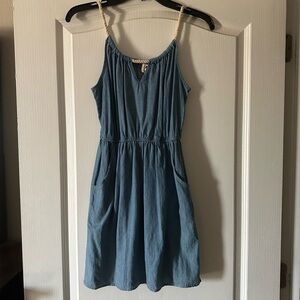 One Clothing Blue Denim Mini Dress